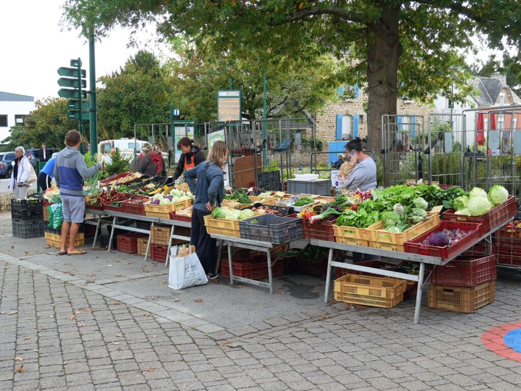 Le marché hebdomadaire
